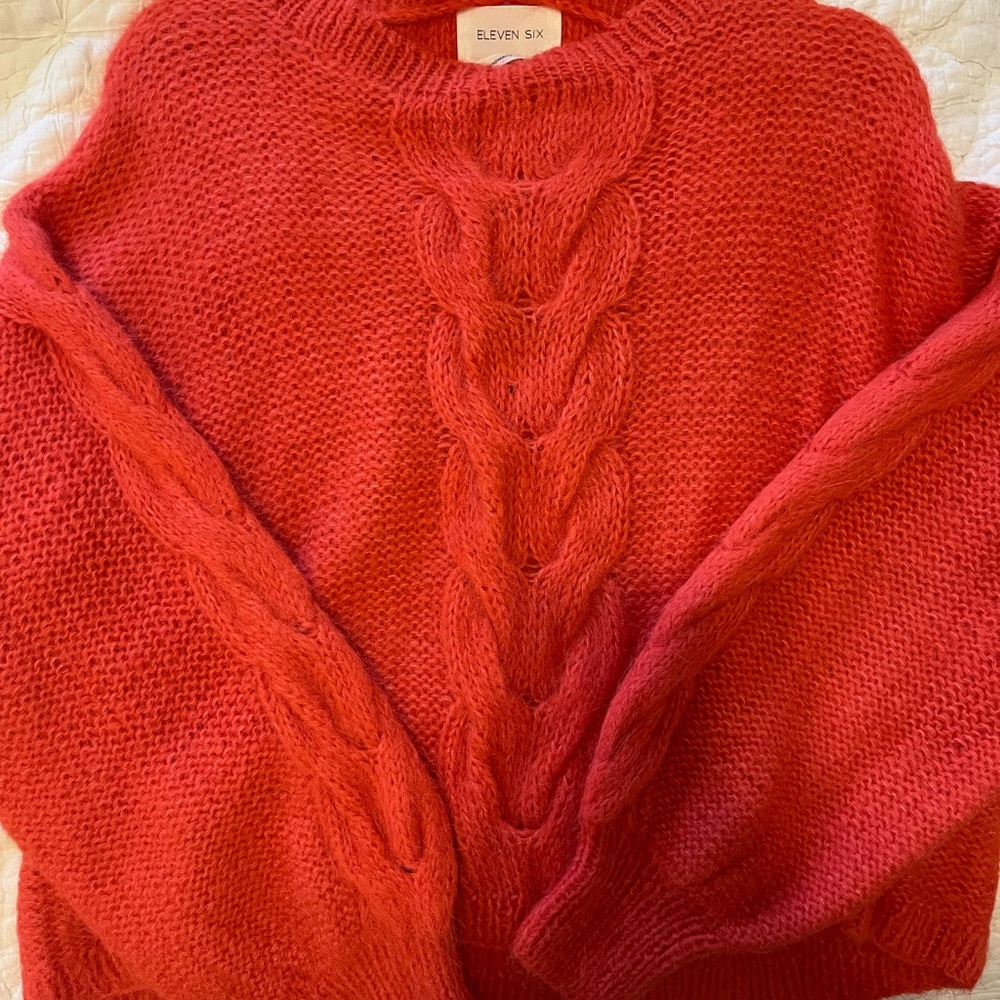 Bright Orange Sweater